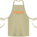Cannabis Periodic Table Chemistry Weed Cotton Apron 100% Organic Khaki