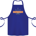 Cannabis Periodic Table Chemistry Weed Cotton Apron 100% Organic Royal Blue
