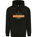 Cannabis Periodic Table Chemistry Weed Mens 80% Cotton Hoodie Black