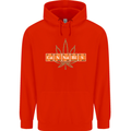 Cannabis Periodic Table Chemistry Weed Mens 80% Cotton Hoodie Bright Red
