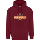 Cannabis Periodic Table Chemistry Weed Mens 80% Cotton Hoodie Maroon