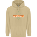 Cannabis Periodic Table Chemistry Weed Mens 80% Cotton Hoodie Sand