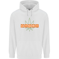 Cannabis Periodic Table Chemistry Weed Mens 80% Cotton Hoodie White