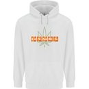Cannabis Periodic Table Chemistry Weed Mens 80% Cotton Hoodie White