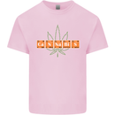 Cannabis Periodic Table Chemistry Weed Mens Cotton T-Shirt Tee Top Light Pink