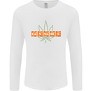 Cannabis Periodic Table Chemistry Weed Mens Long Sleeve T-Shirt White