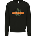 Cannabis Periodic Table Chemistry Weed Mens Sweatshirt Jumper Black