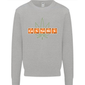 Cannabis Periodic Table Chemistry Weed Mens Sweatshirt Jumper Sports Grey