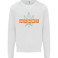 Cannabis Periodic Table Chemistry Weed Mens Sweatshirt Jumper White