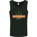 Cannabis Periodic Table Chemistry Weed Mens Vest Tank Top Black