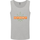 Cannabis Periodic Table Chemistry Weed Mens Vest Tank Top Sports Grey