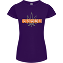 Cannabis Periodic Table Chemistry Weed Womens Petite Cut T-Shirt Purple