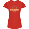 Cannabis Periodic Table Chemistry Weed Womens Petite Cut T-Shirt Red