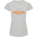 Cannabis Periodic Table Chemistry Weed Womens Petite Cut T-Shirt Sports Grey