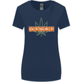 Cannabis Periodic Table Chemistry Weed Womens Wider Cut T-Shirt Navy Blue