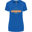 Cannabis Periodic Table Chemistry Weed Womens Wider Cut T-Shirt Royal Blue