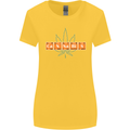 Cannabis Periodic Table Chemistry Weed Womens Wider Cut T-Shirt Yellow
