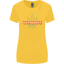 Cannabis Periodic Table Chemistry Weed Womens Wider Cut T-Shirt Yellow