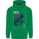 Cannabis Vaporwave Drugs Marijuana Weed Childrens Kids Hoodie Irish Green