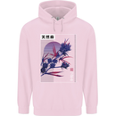 Cannabis Vaporwave Drugs Marijuana Weed Childrens Kids Hoodie Light Pink