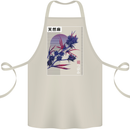 Cannabis Vaporwave Drugs Marijuana Weed Cotton Apron 100% Organic Natural