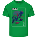 Cannabis Vaporwave Drugs Marijuana Weed Kids T-Shirt Childrens Irish Green