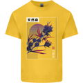 Cannabis Vaporwave Drugs Marijuana Weed Kids T-Shirt Childrens Yellow
