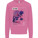 Cannabis Vaporwave Drugs Marijuana Weed Mens Sweatshirt Jumper Azalea