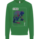 Cannabis Vaporwave Drugs Marijuana Weed Mens Sweatshirt Jumper Irish Green
