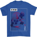 Cannabis Vaporwave Drugs Marijuana Weed Mens T-Shirt 100% Cotton Royal Blue