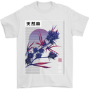 Cannabis Vaporwave Drugs Marijuana Weed Mens T-Shirt 100% Cotton White