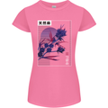 Cannabis Vaporwave Drugs Marijuana Weed Womens Petite Cut T-Shirt Azalea