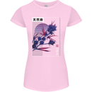 Cannabis Vaporwave Drugs Marijuana Weed Womens Petite Cut T-Shirt Light Pink