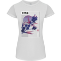 Cannabis Vaporwave Drugs Marijuana Weed Womens Petite Cut T-Shirt White