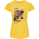 Cannabis Vaporwave Drugs Marijuana Weed Womens Petite Cut T-Shirt Yellow