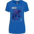 Cannabis Vaporwave Drugs Marijuana Weed Womens Wider Cut T-Shirt Royal Blue