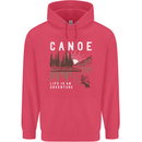 Canoe Adventure Canoeing Kayak Kayaking Childrens Kids Hoodie Heliconia