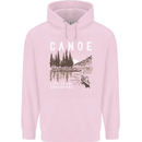 Canoe Adventure Canoeing Kayak Kayaking Childrens Kids Hoodie Light Pink