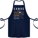 Canoe Adventure Canoeing Kayak Kayaking Cotton Apron 100% Organic Navy Blue