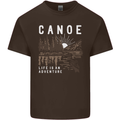 Canoe Adventure Canoeing Kayak Kayaking Kids T-Shirt Childrens Chocolate