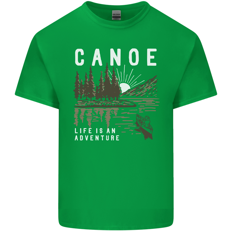 Canoe Adventure Canoeing Kayak Kayaking Kids T-Shirt Childrens Irish Green