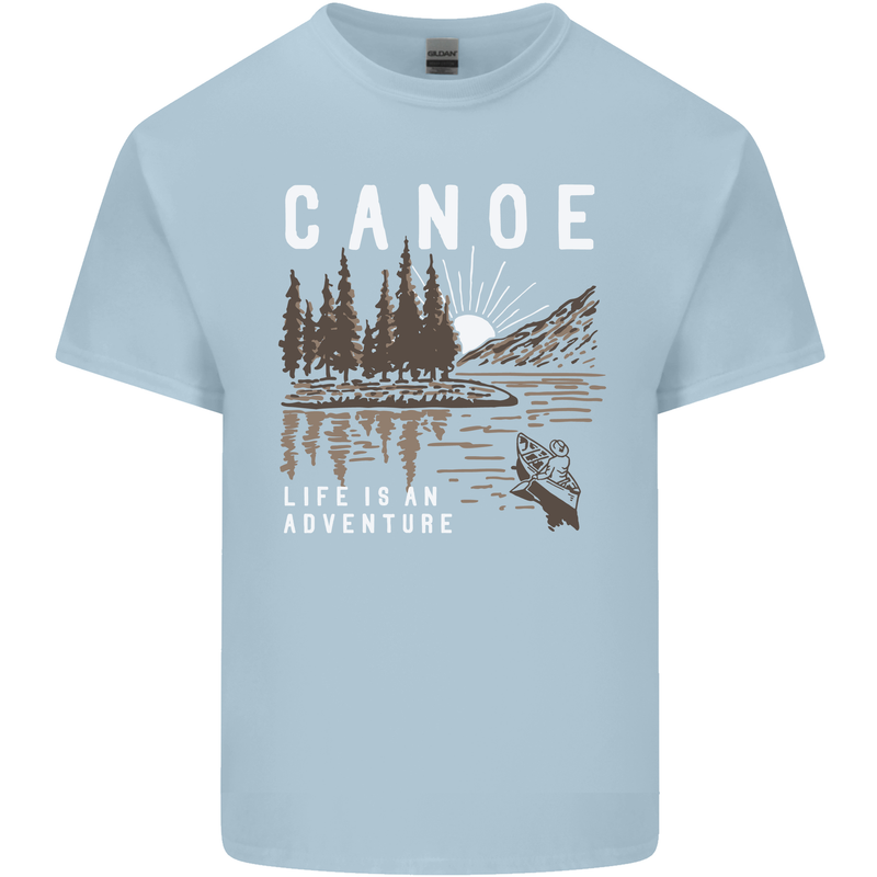 Canoe Adventure Canoeing Kayak Kayaking Kids T-Shirt Childrens Light Blue