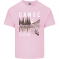 Canoe Adventure Canoeing Kayak Kayaking Kids T-Shirt Childrens Light Pink