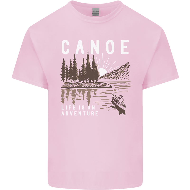 Canoe Adventure Canoeing Kayak Kayaking Kids T-Shirt Childrens Light Pink