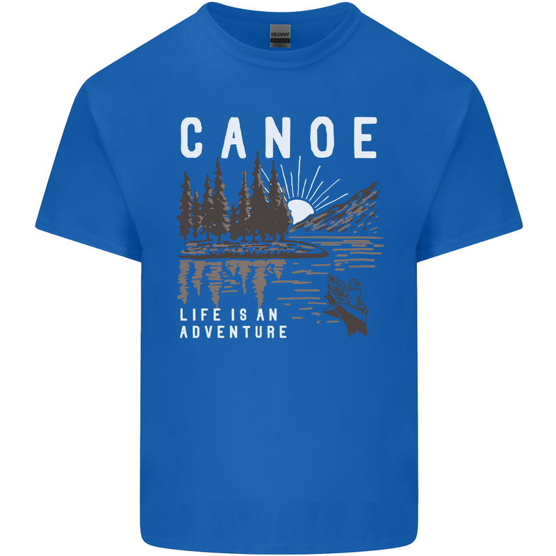 Canoe Adventure Canoeing Kayak Kayaking Kids T-Shirt Childrens Royal Blue