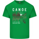 Canoe Adventure Canoeing Kayak Kayaking Mens Cotton T-Shirt Tee Top Irish Green