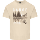 Canoe Adventure Canoeing Kayak Kayaking Mens Cotton T-Shirt Tee Top Natural