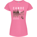 Canoe Adventure Canoeing Kayak Kayaking Womens Petite Cut T-Shirt Azalea