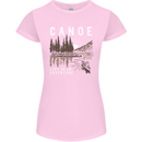 Canoe Adventure Canoeing Kayak Kayaking Womens Petite Cut T-Shirt Light Pink