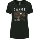 Canoe Adventure Canoeing Kayak Kayaking Womens Wider Cut T-Shirt Black